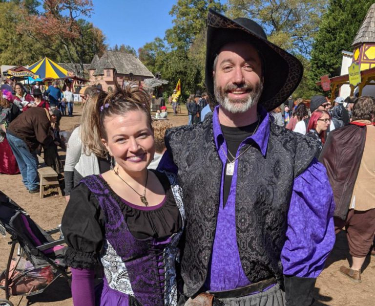 JonK and Cheryl at the North Carolina Renaissance Festival